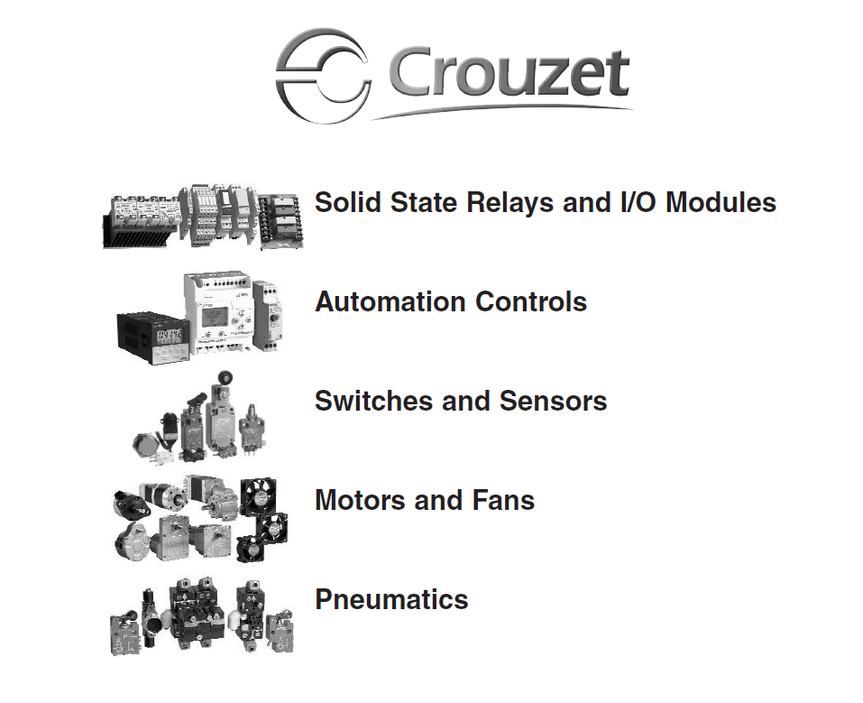 Crouzet高诺斯自动化控制系统(BGMO)Automation Controls