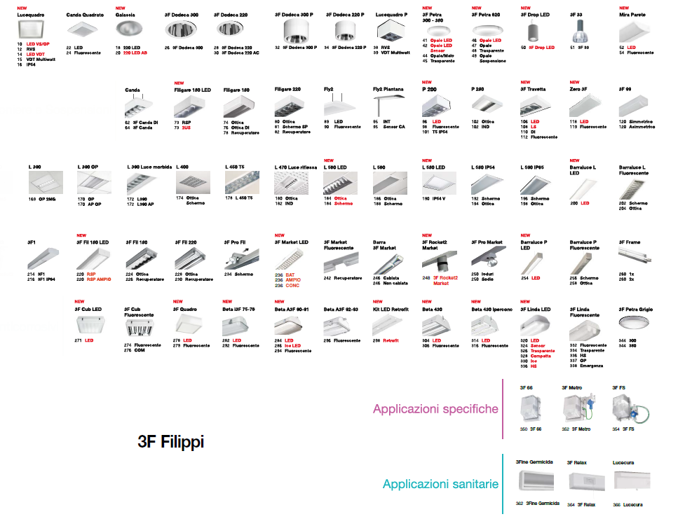 3F FILIPPI 照明灯具luminaire / Lighting / fixture