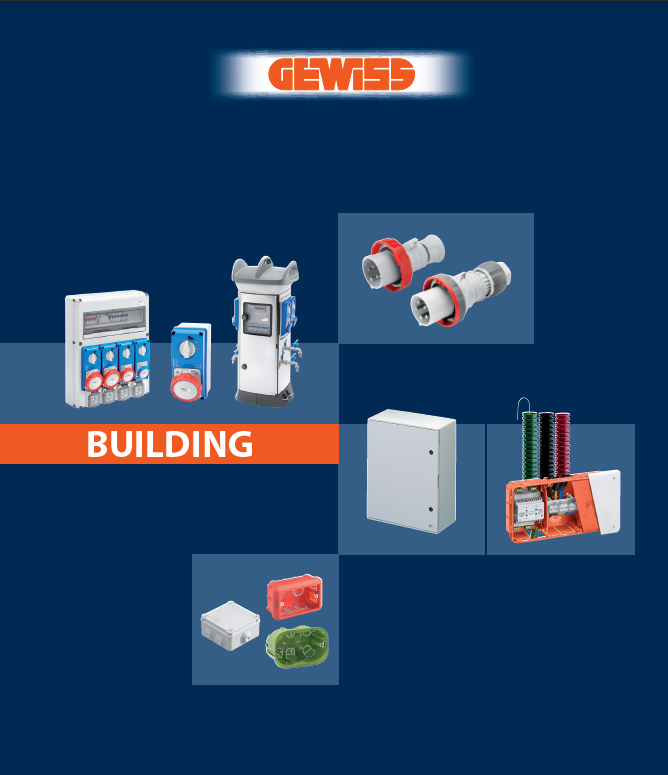 GEWISS盖维斯建筑电气BUILDING -工业连接器-灯具-配电产品-开关插座-电工材料........