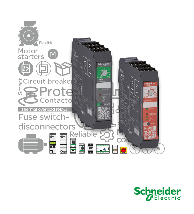 Schneider Electric施耐德电气TeSys H 系列超紧凑型马达起动器Ultra-compact starters