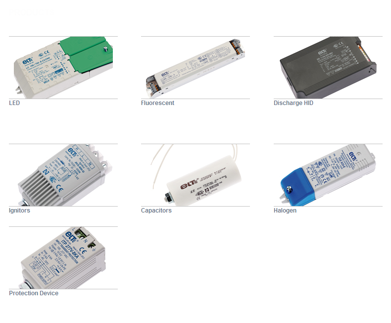eLT-照明电器-镇流器-触发器-变压器-电容器....
