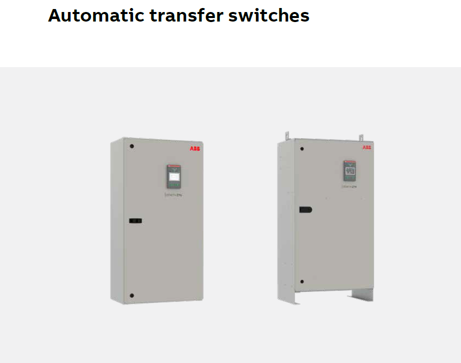 ABB 低压系统产品-自动转换开关Low voltage BuyLog -Automatic Transfer Switches-2