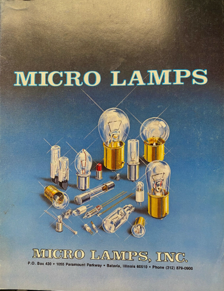 MICRO LAMPS , INC . - (USA)美国微型特种灯泡Specialty Lamp+  Norman Lamps, Inc.   AIRCRAFT LAMPS