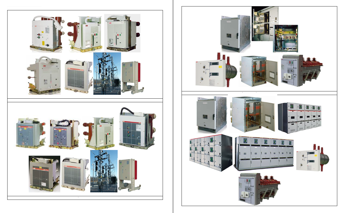ABB 中压系统零部件spare parts for MV system .. .. ..